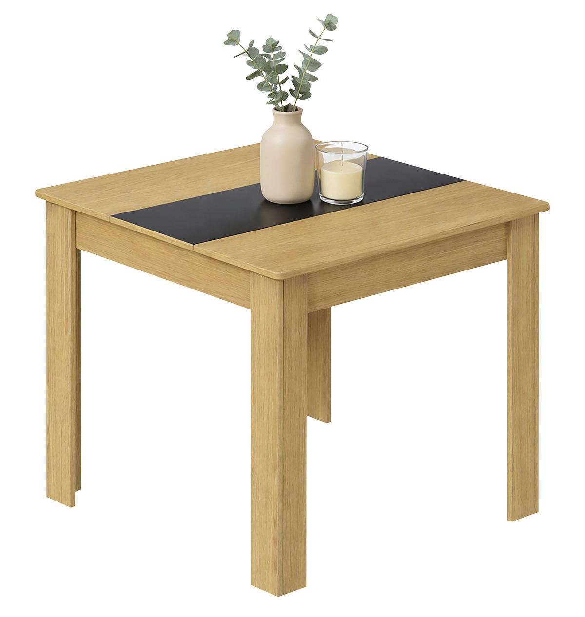 JEDILNA MIZA, medeni hrast  - medeni hrast, Moderno, leseni material (80/80/75cm) - MID.YOU