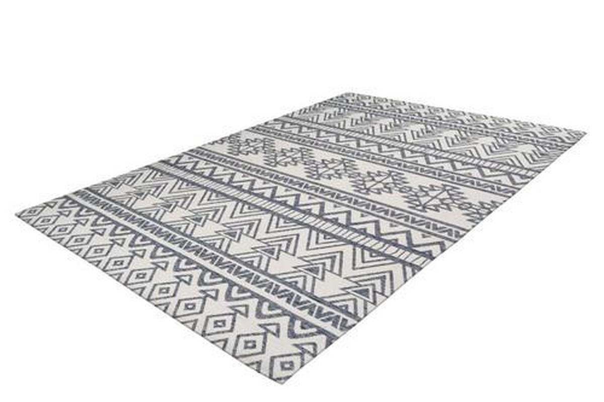 VENKOVNÍ KOBEREC, 80/150 cm, antracitová, krémová - krémová/antracitová, Basics, textil/plast (80/150cm)