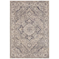 FLACHWEBETEPPICH  Wohnzimmer 160/235 cm Terrain Grau, Creme rechteckig  - Creme/Grau, Design, Kunststoff/Textil (160/235cm) - Hanse Home