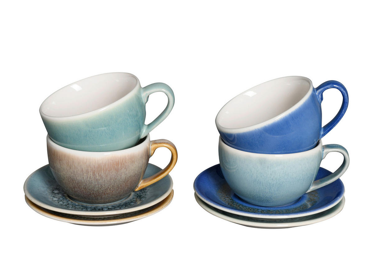 TASSENSET Caldera 8-teilig  - Multicolor, Basics, Keramik - Creatable