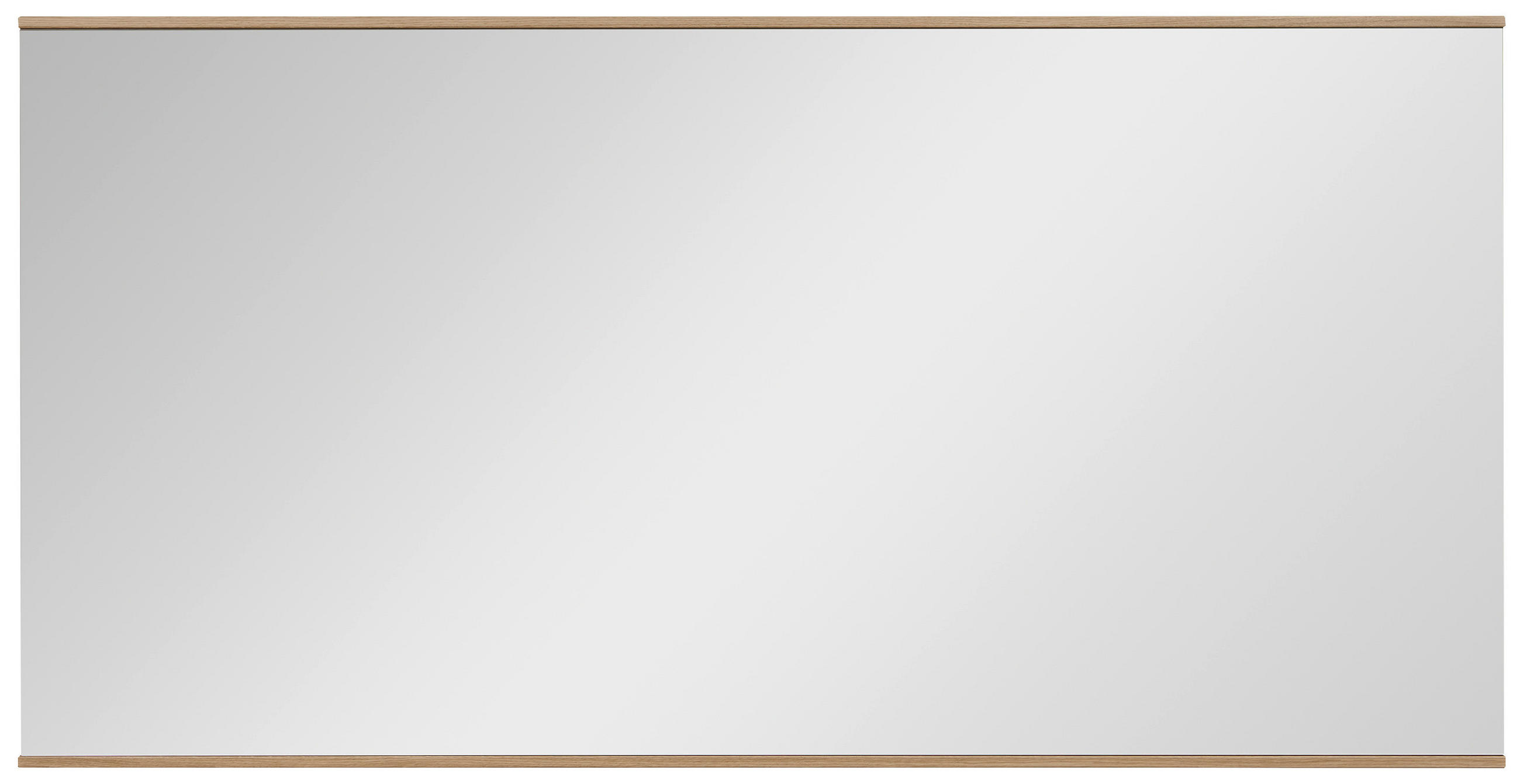 WANDSPIEGEL 160/60/2 cm    in rechteckig  - Klar/Eiche Bianco, Design, Glas/Holzwerkstoff (160/60/2cm) - Dieter Knoll