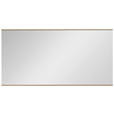 WANDSPIEGEL 160/60/2 cm    in rechteckig  - Klar/Eiche Bianco, Design, Glas/Holzwerkstoff (160/60/2cm) - Dieter Knoll