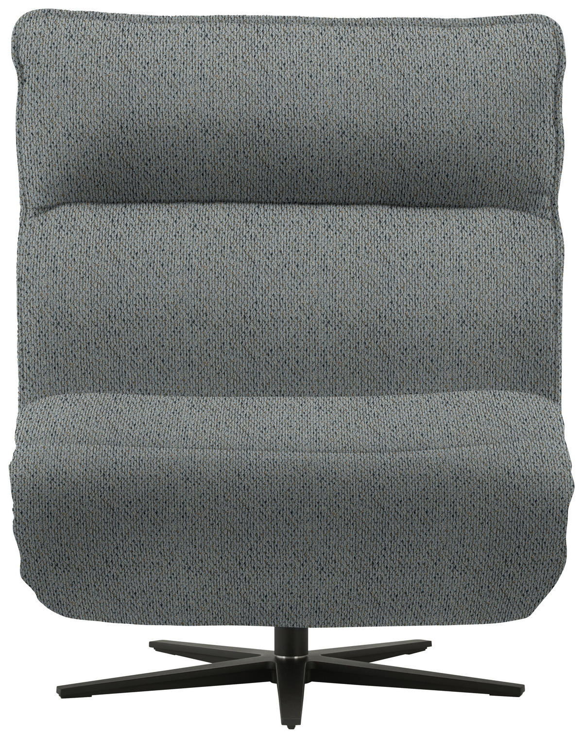 RELAXSESSEL in Textil Dunkelgrau  - Dunkelgrau/Schwarz, Modern, Textil/Metall (90/106/96cm) - Chilliano