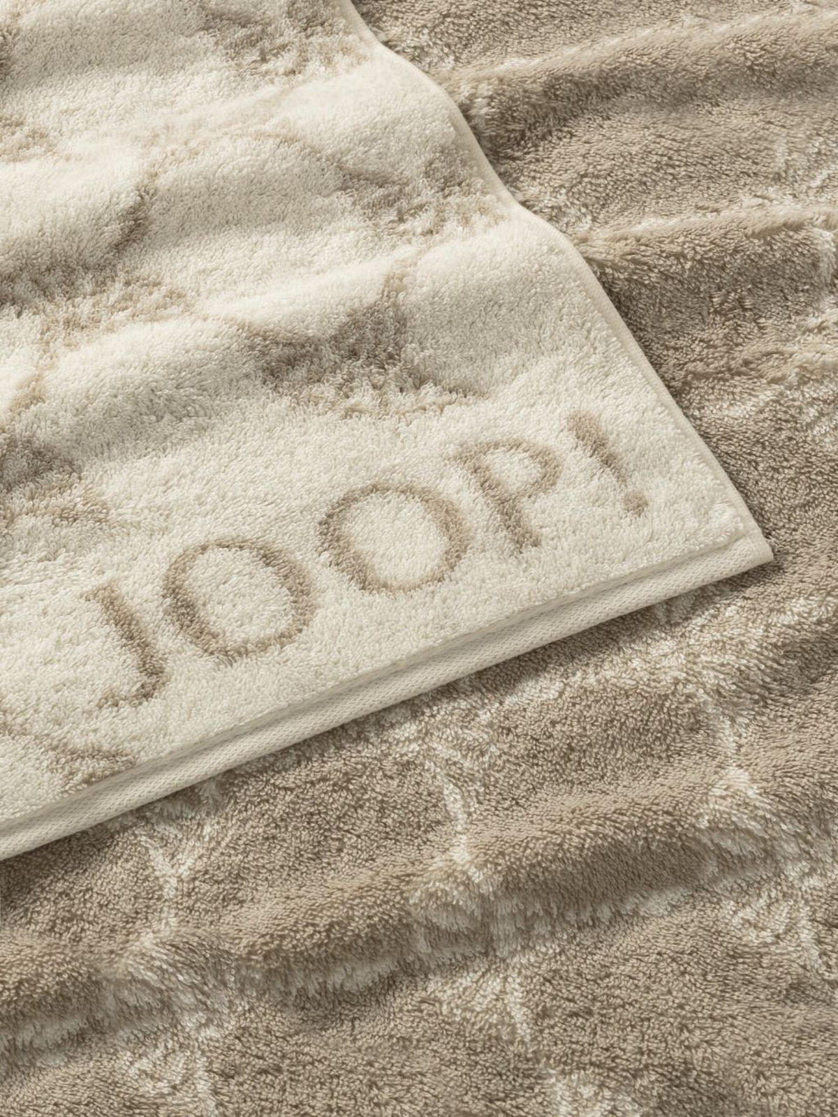 RUČNÍK, 50/100 cm, béžová - béžová, Basics, textil (50/100cm) - Joop!