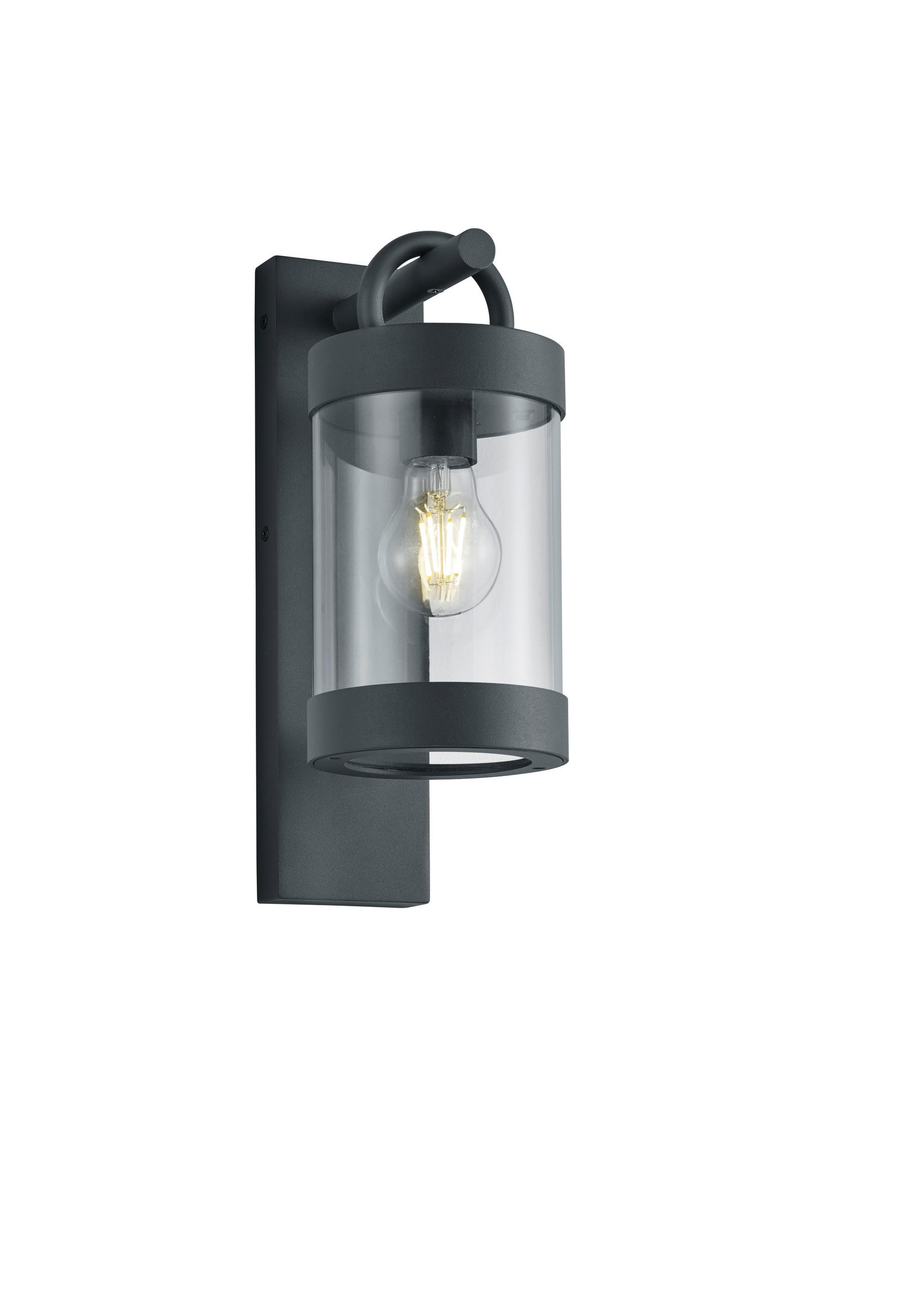 AUSSENWANDLEUCHTE - Anthrazit, Basics, Metall (12,5/33/18,6cm) - Trio Leuchten