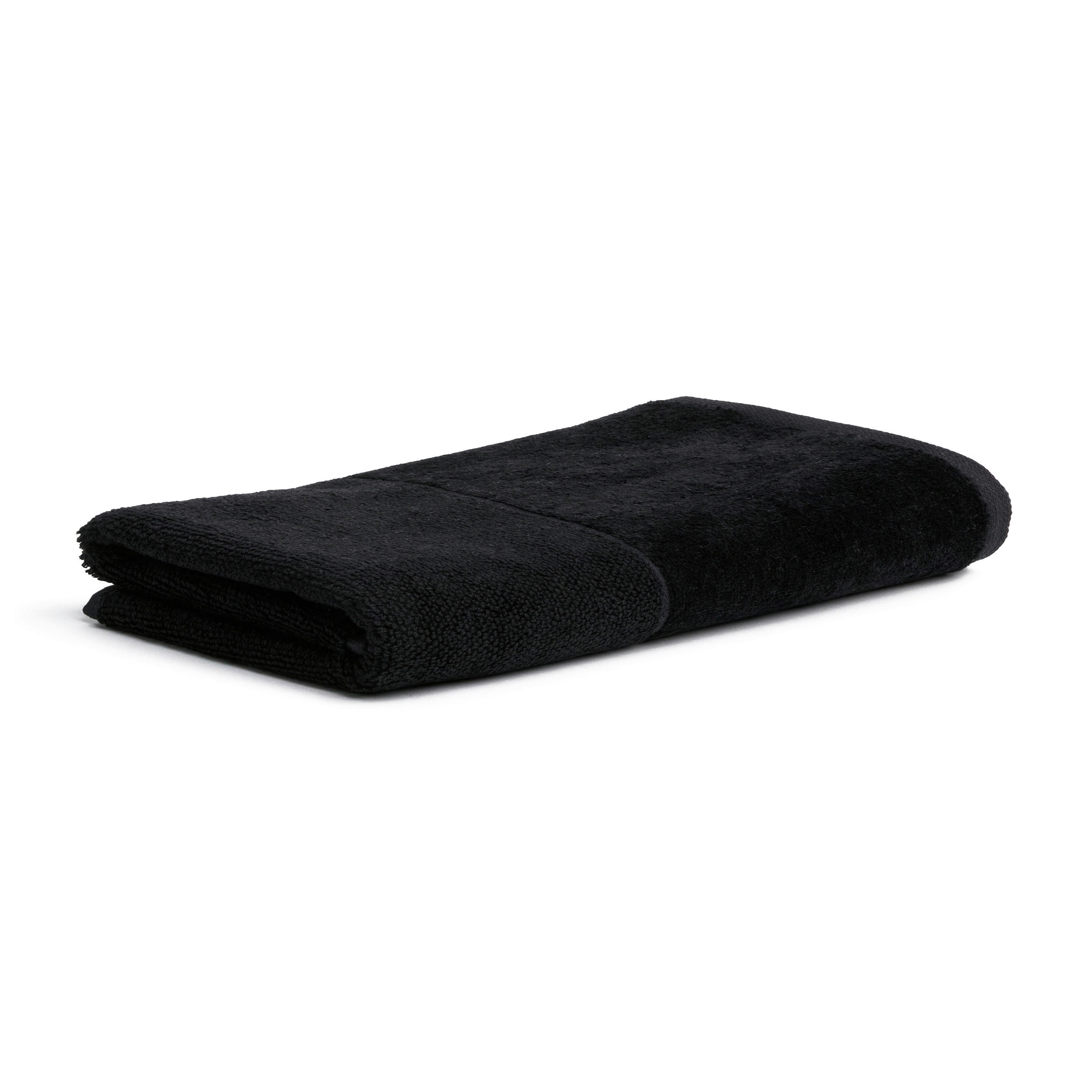 DUSCHTUCH BAMBOO LUXE 80/150 cm  - Schwarz, Basics, Textil (80/150cm) - Moeve