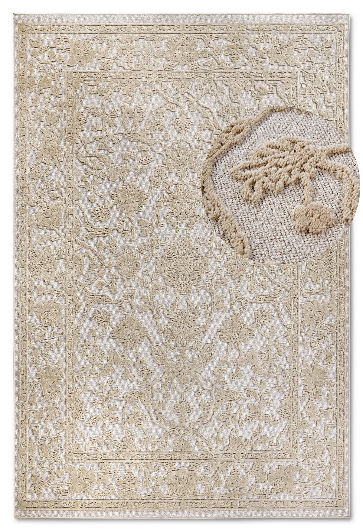 FLACHWEBETEPPICH 200/290 cm Kollektion 1879 Creme  - Creme, Design, Textil (200/290cm) - Villeroy & Boch