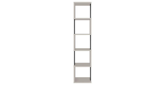 REGAL Anthrazit, Kaschmir  - Kaschmir/Anthrazit, Basics, Holzwerkstoff (35/161/30cm) - Xora