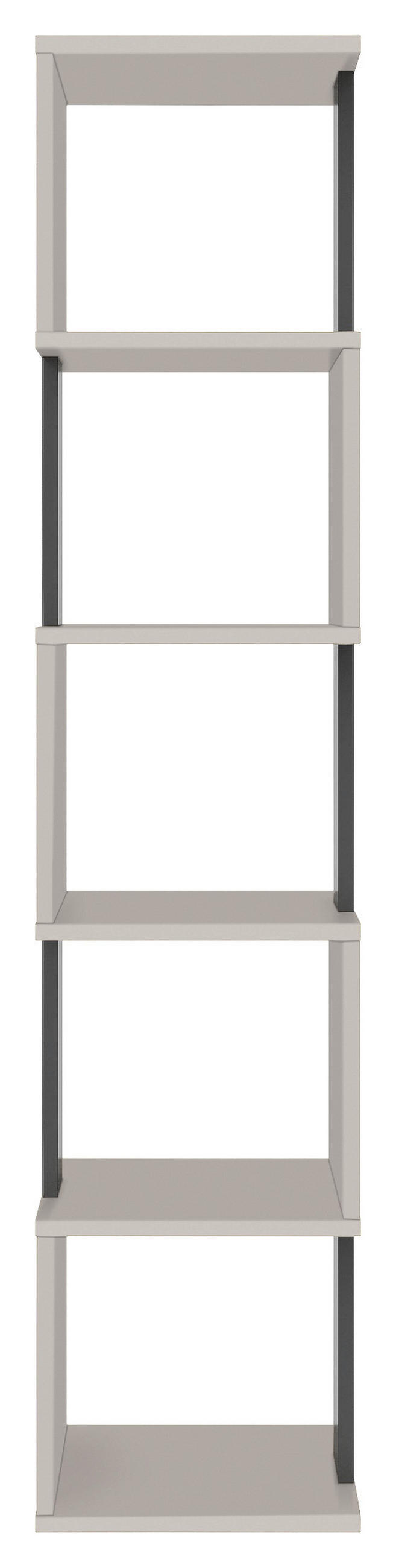 REGAL Anthrazit, Kaschmir  - Kaschmir/Anthrazit, Basics, Holzwerkstoff (35/161/30cm) - Xora