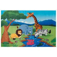 KINDERTEPPICH 100/160 cm Lovely Kids  - Blau/Dunkelblau, Trend, Kunststoff/Textil (100/160cm) - Ben'n'jen