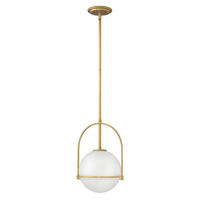 VISEČA SVETILKA  Elstead Somerset      28.9/50.3 cm      E27 - barve medenine, Design, kovina/steklo (28.9/50.3cm) - Elstead Lighting