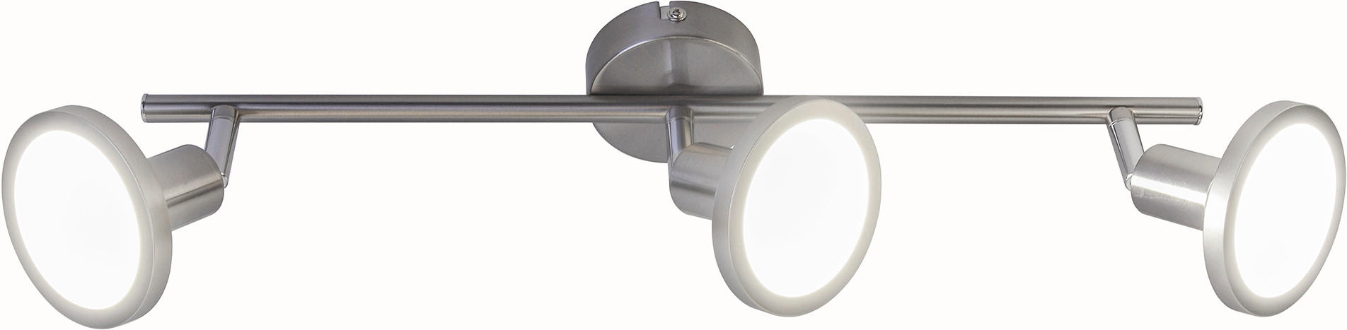 LED-STRAHLER 8/15,6 cm   - Nickelfarben, Design, Metall (8/15,6cm) - Globo