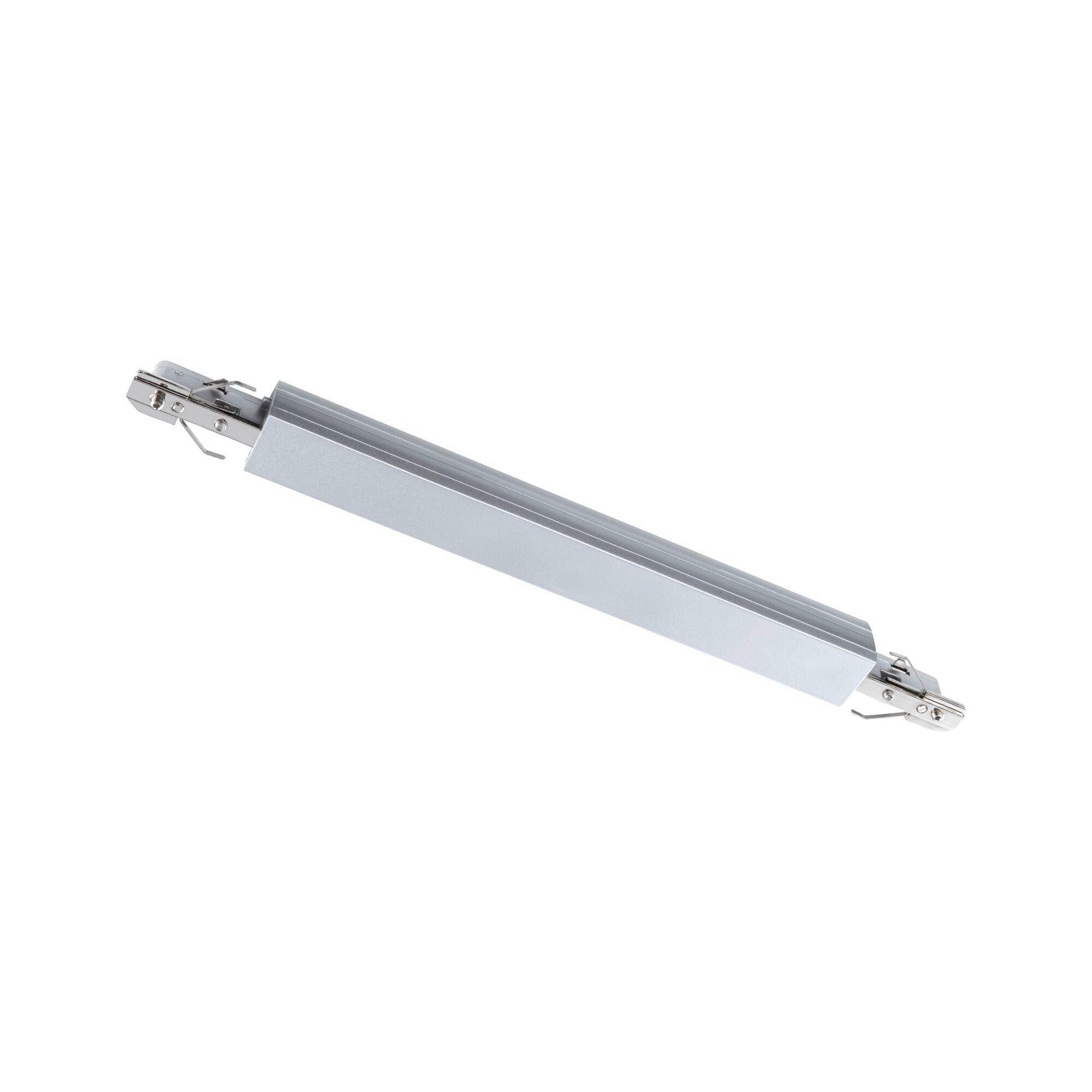 SCHIENENSYSTEM-STROMTRENNER URail ZB Dimm/Switch 24,0/1,8/2,1 cm - Chromfarben, Basics, Kunststoff (24,0/1,8/2,1cm) - Paulmann
