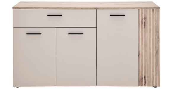 SIDEBOARD  in 150/83/42 cm  - Eichefarben/Beige, MODERN, Holzwerkstoff/Kunststoff (150/83/42cm) - Hom`in