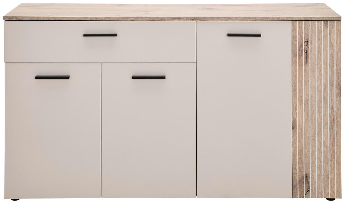 SIDEBOARD  in 150/83/42 cm  - Eichefarben/Beige, MODERN, Holzwerkstoff/Kunststoff (150/83/42cm) - Hom`in