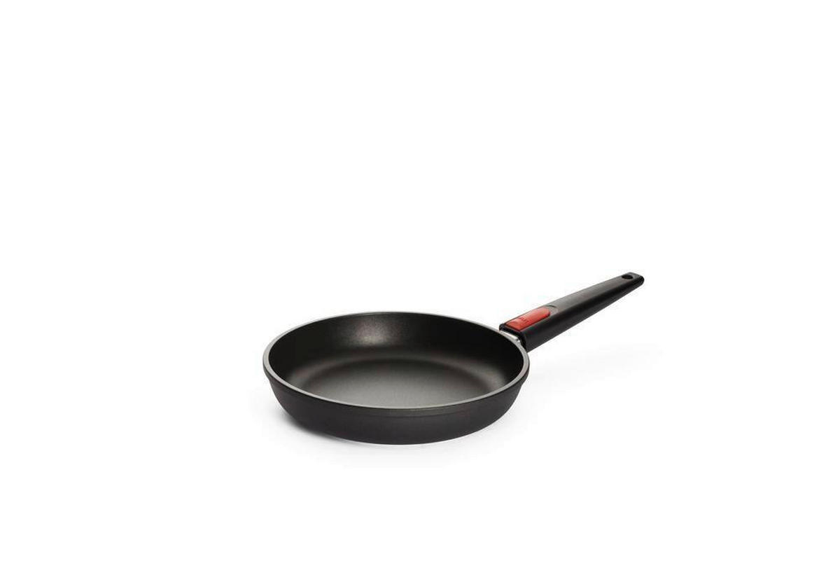 PÁNEV NA SMAŽENÍ  nepřilnavý povrch PTFE  24 cm  - antracitová, Basics, kov (24cm) - WOLL
