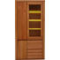 VITRINE in furniert, massiv Kernbuche Buchefarben - Silberfarben/Buchefarben, KONVENTIONELL, Glas/Holz (98,4/203,6/37,7cm) - Voleo VITRINE in furniert, massiv Kernbuche Buchefarben - Silberfarben/Buchefarben, KONVENTIONELL, Glas/Holz (98,4/203,6/37,7cm) - Voleo