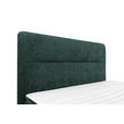BOXSPRINGBETT 140/200 cm  in Dunkelgrün  - Dunkelgrün/Schwarz, Design, Textil/Metall (140/200cm) - Esposa