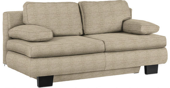 SCHLAFSOFA Macy in Webstoff Naturfarben  - Wengefarben/Naturfarben, KONVENTIONELL, Holz/Textil (203/94/100cm) - Novel