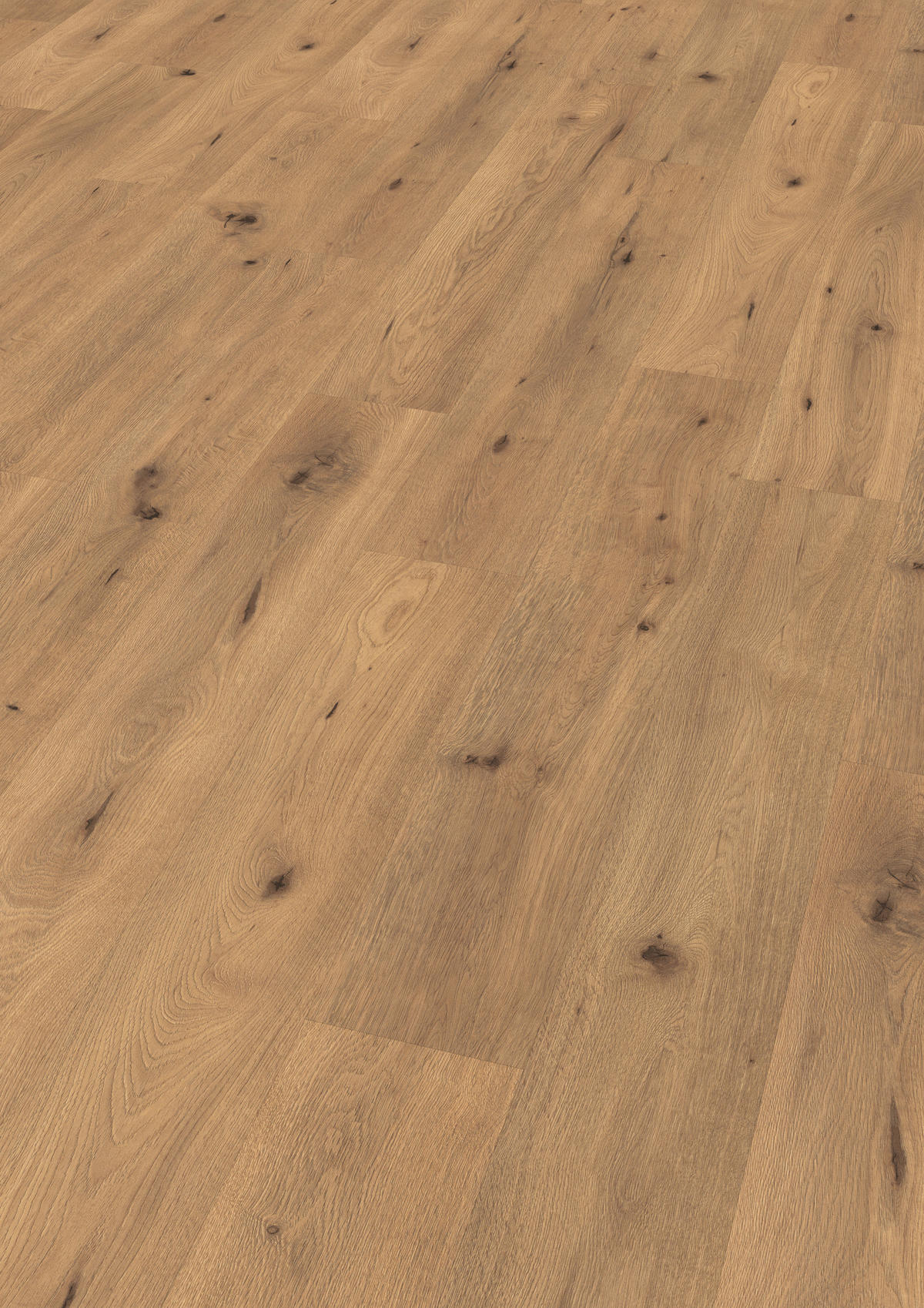 DESIGNBODEN Wildeiche natur EGGER Aquadura  per  m² - Wildeiche/Eichefarben, KONVENTIONELL, Holzwerkstoff (129.2/19.3/0.75cm) - Egger Holzwerkstoffe