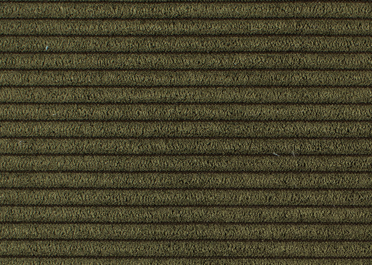 WOHNLANDSCHAFT Badia Base Dunkelgrün Feincord  - Dunkelgrün/Schwarz, Design, Textil/Metall (177/376/177cm) - Dieter Knoll