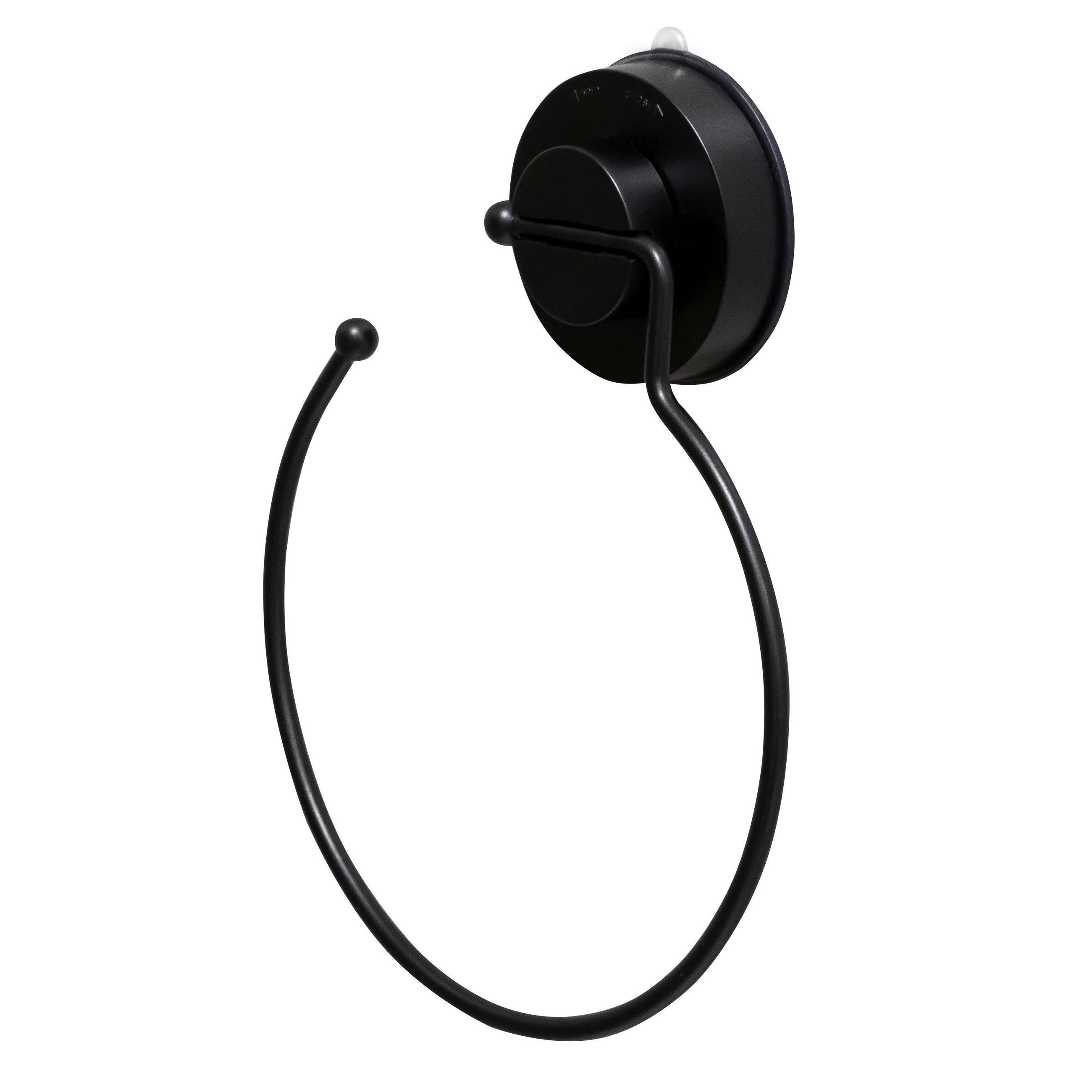 DRŽÁK NA RUČNÍKY - černá, Basics, kov/plast (15,3/20,5/3,2cm) - Sadena