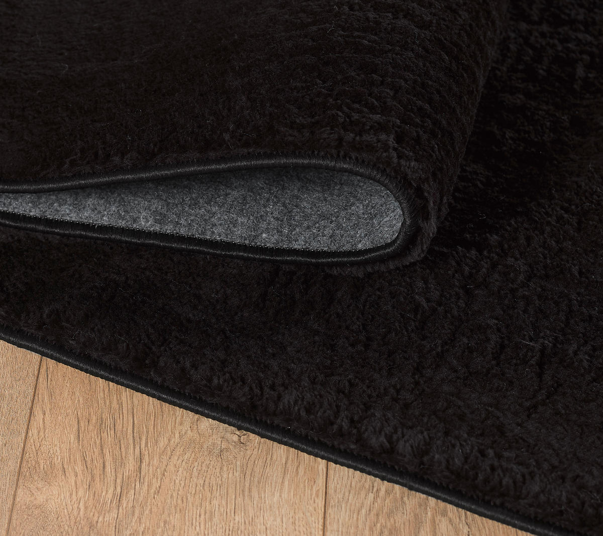 HOCHFLORTEPPICH 120/160 cm Catwalk Schwarz  - Schwarz, Basics, Textil (120/160cm) - Novel