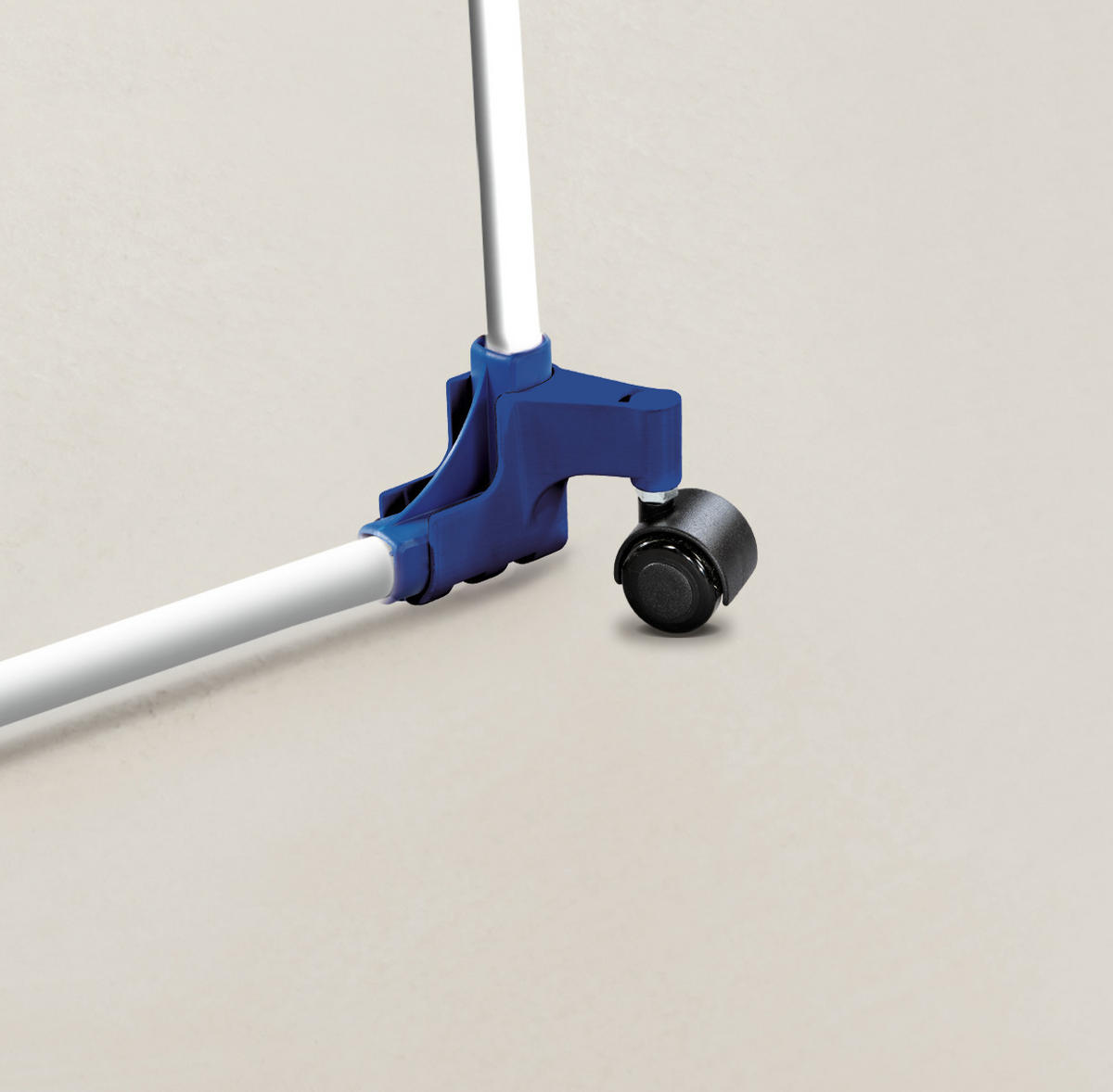 STANDTROCKNER PEGASUS 200 SOLID DEL. M 95/67/87 cm  - Blau/Weiß, Basics, Kunststoff/Metall (95/67/87cm) - Leifheit
