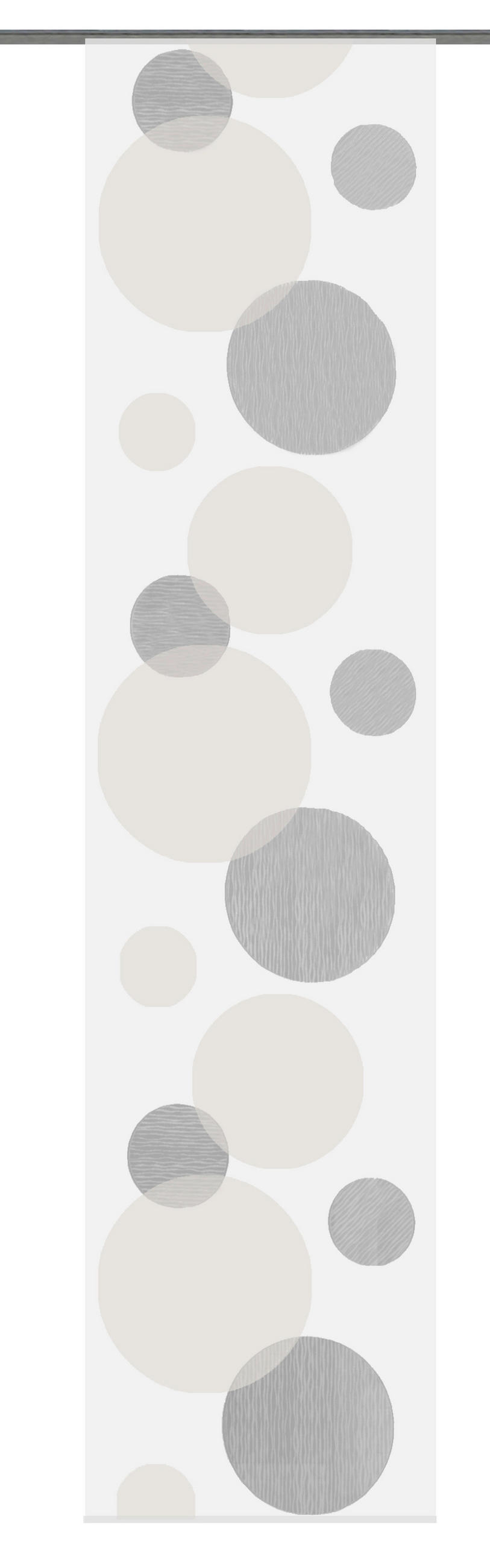 FLÄCHENVORHANG   transparent   60/245 cm  - Bernsteinfarben, KONVENTIONELL, Textil (60/245cm)