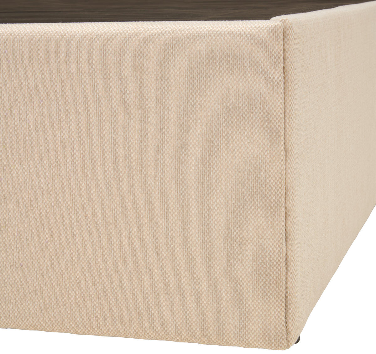 BOX KREVET    160/200 cm  - boje pijeska/crna, Basics, tekstil/drvo (160/200cm) - P & B