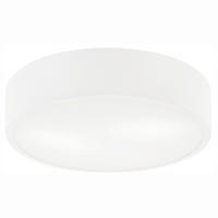 DECKENLEUCHTE DANTE 36/8 cm   - Weiß Hochglanz, KONVENTIONELL, Glas/Metall (36/8cm)