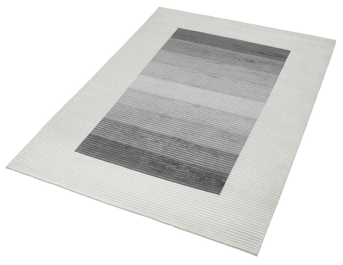 ORIENTÁLIS SZŐNYEG Alkatif Modern   - ezüstszínű/fehér, Konventionell, textil (120/180cm) - Cazaris