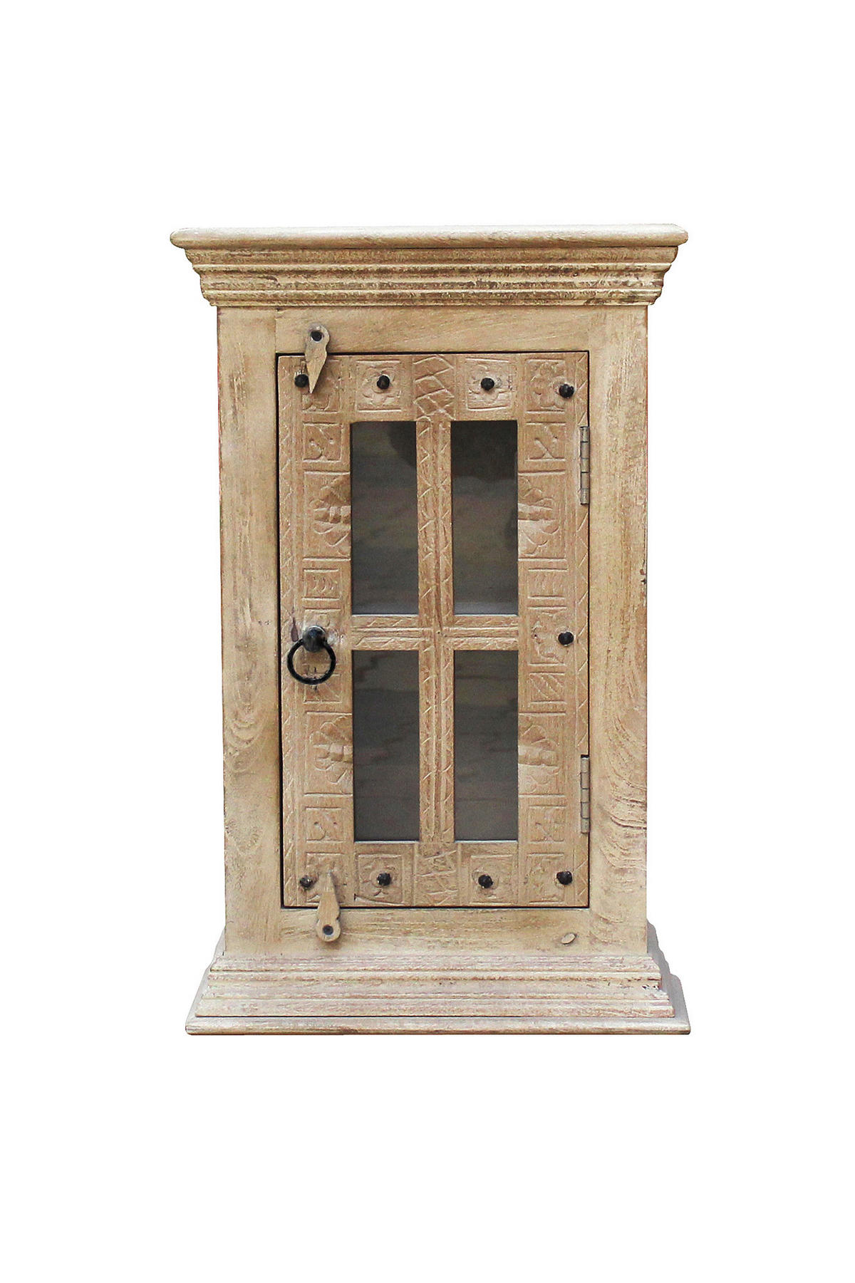 HÄNGESCHRANK 44/70/20 cm  - Naturfarben, Design, Glas/Holz (44/70/20cm) - MID.YOU