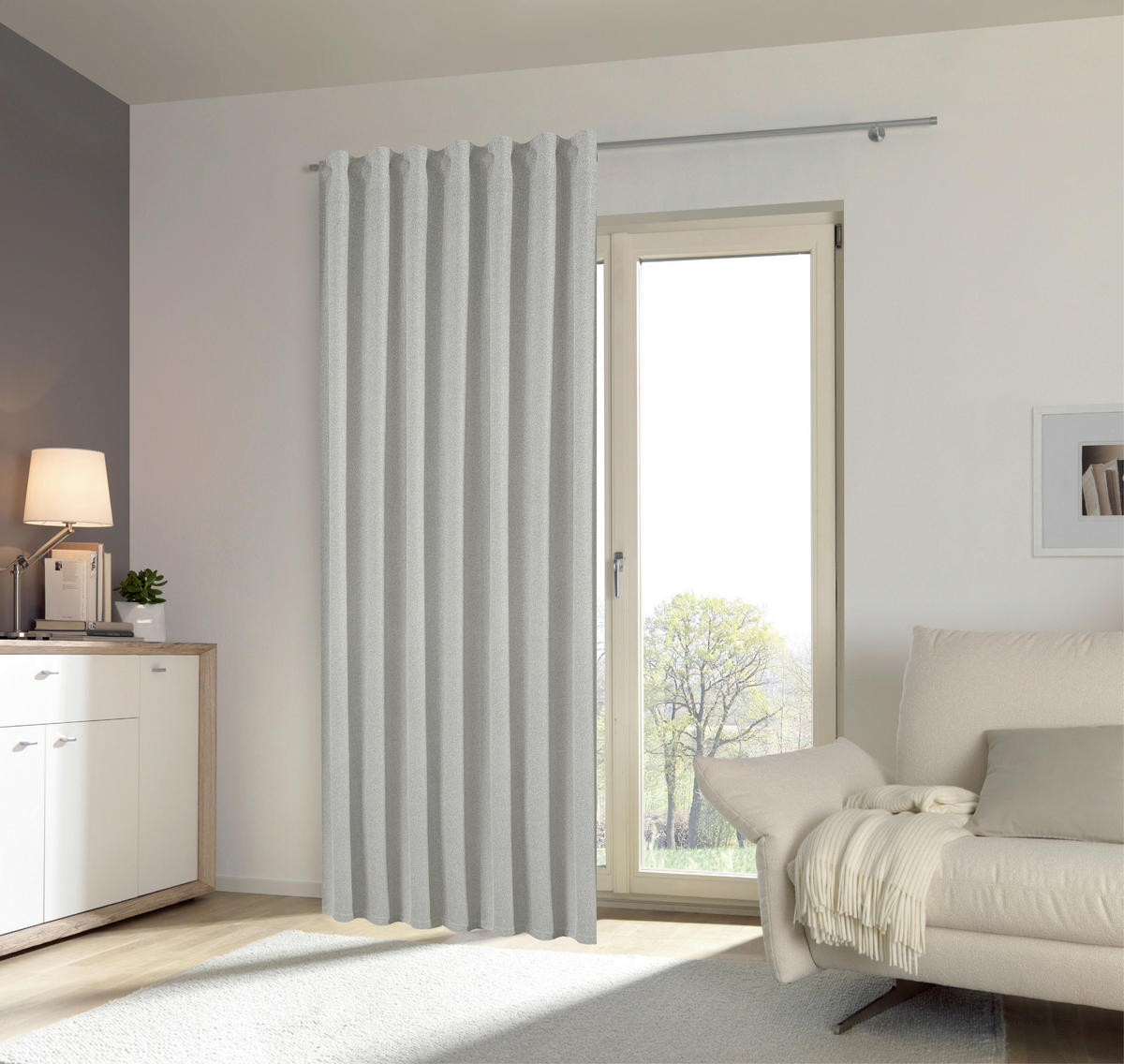 ZAVJESA ZA ZAMRAČIVANJE boje šampanjca  140/260 cm  - boje šampanjca, Basics, tekstil (140/260cm) - Esposa