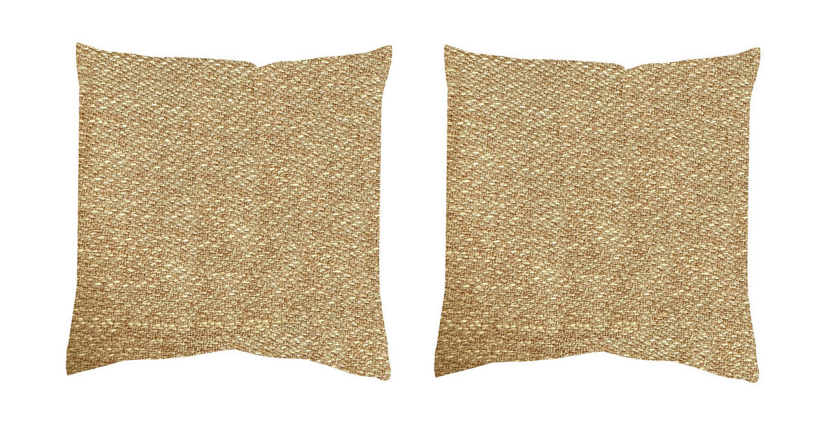 KISSENHÜLLEN-SET FJELLA 40/40 cm  - Gelb, Basics, Textil (40/40cm)