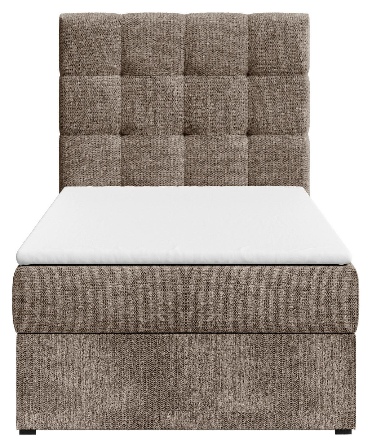 BOXBETT 90/200 cm  in Braun  - Schwarz/Braun, MODERN, Holz/Kunststoff (90/200cm) - Livetastic