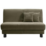 SCHLAFSOFA Cord Grün  - Schwarz/Grün, Design, Textil/Metall (145/85/100cm) - Carryhome