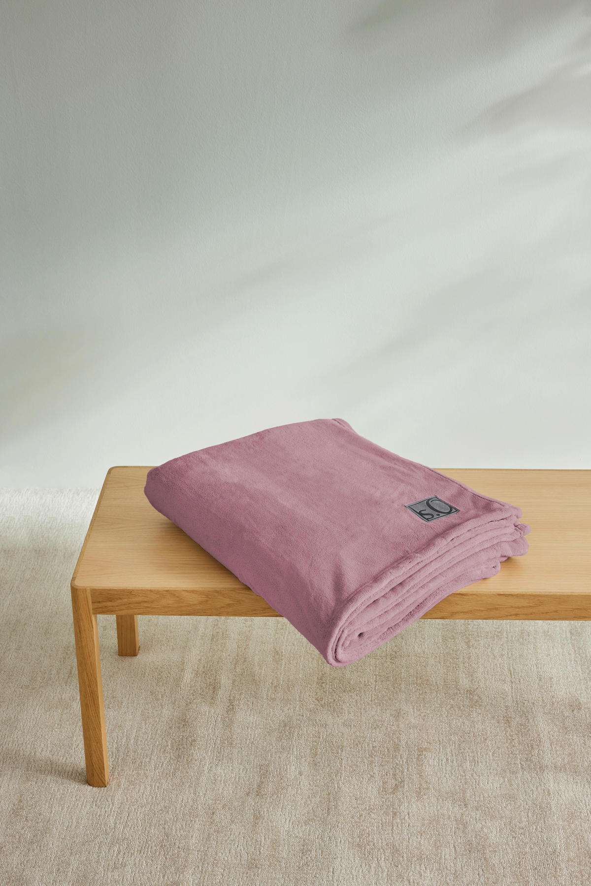 WOHNDECKE Kuschelsoft 150/200 cm  - Altrosa, Basics, Textil (150/200cm) - S. Oliver