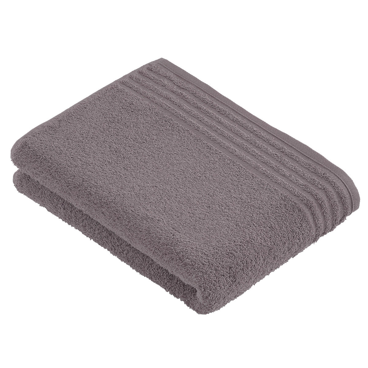 BADETUCH Vienna Style Supersoft Taupe 80/160 cm  - Taupe, Basics, Textil (80/160cm) - Vossen