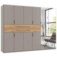 KLEIDERSCHRANK  in Sahara, Eiche Artisan  - Eiche Artisan/Sahara, Design, Glas/Holzwerkstoff (270/208/65cm) - Carryhome