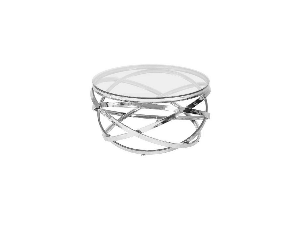 COUCHTISCH in Metall, Glas 80/80/42 cm  - Klar/Goldfarben, Design, Glas/Metall (80/80/42cm) - Livetastic