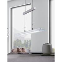 LED-HÄNGELEUCHTE  64/150 cm   - Chromfarben/Nickelfarben, Konventionell, Glas/Metall (64/150cm) - Fischer & Honsel