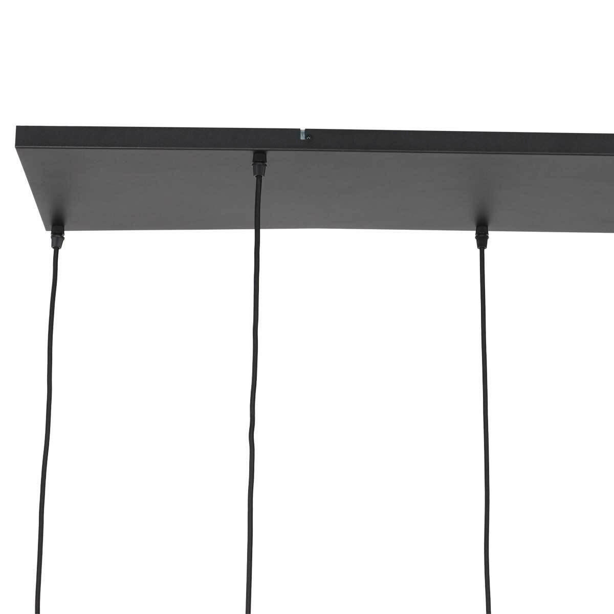 PENDELLEUCHTE 120/25/160 cm  - Messingfarben/Schwarz, Basics, Glas/Metall (120/25/160cm)