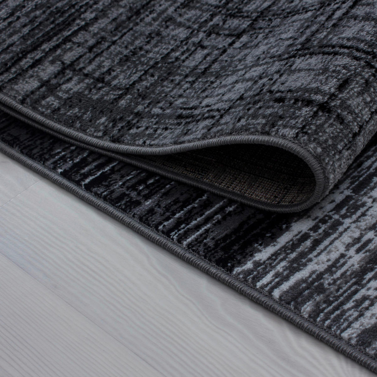 LÄUFER 80/300 cm Plus 8001  - Schwarz, Design, Textil (80/300cm) - Novel
