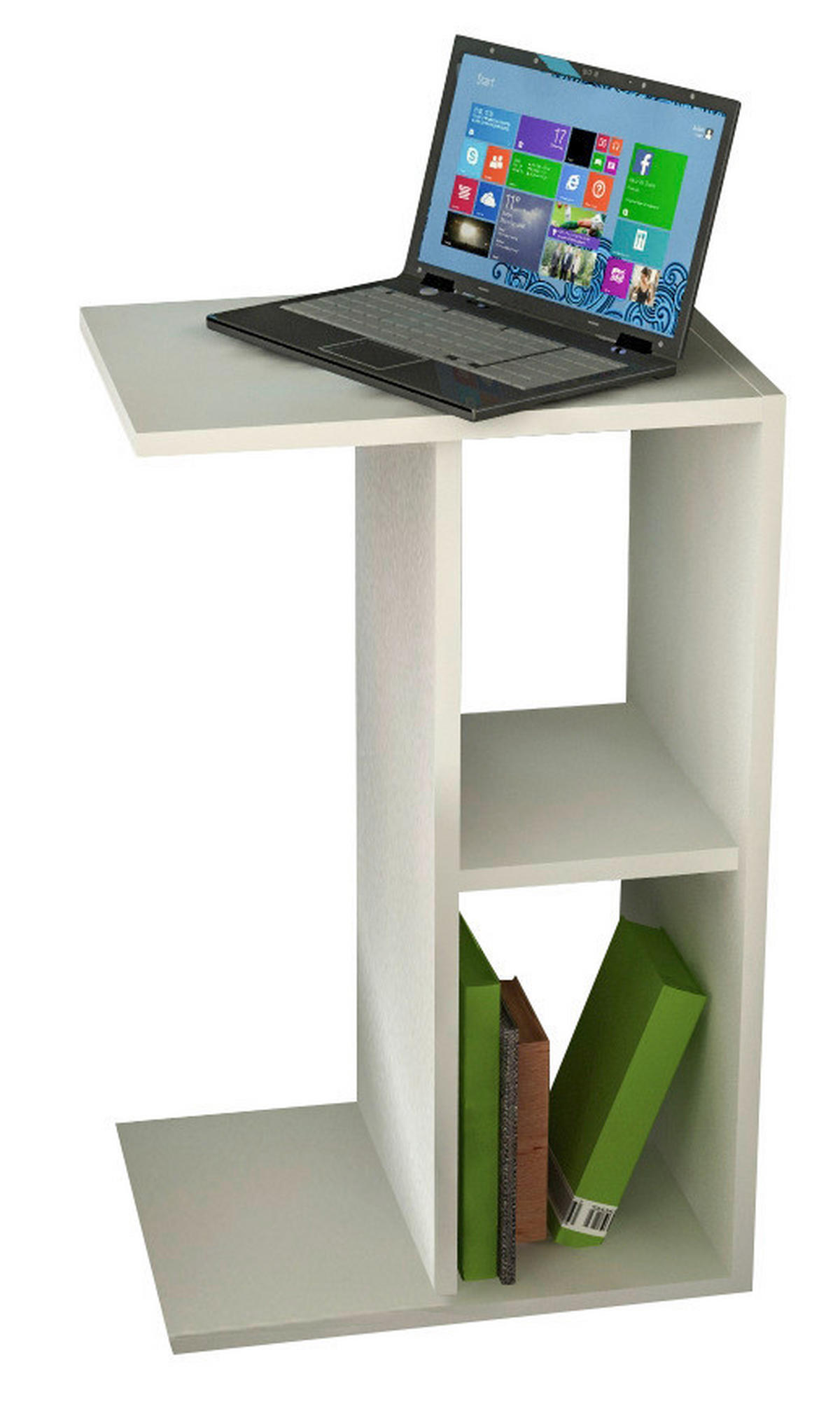 BEISTELLTISCH in Holzwerkstoff 40/30/63 cm  - Weiß, Basics, Holzwerkstoff (40/30/63cm) - MID.YOU