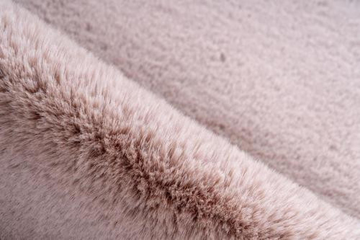 UMĚLÁ KOŽEŠINA, 60/180 cm, růžová - růžová, Trend, textil (60/180cm)