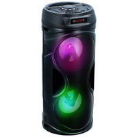 SPEAKER BT TWS, DUNLOP - Schwarz, KONVENTIONELL, Kunststoff (16/16/39cm)