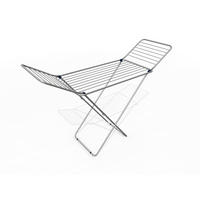 STALAK ZA SUŠENJE RUBLJA - boje aluminija, Basics, metal (55/5/129cm)