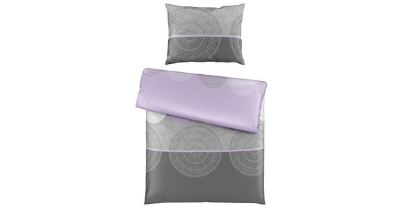 Bettwäsche Denise 140/200cm Lila - Lila, MODERN, Textil - Luca Bessoni