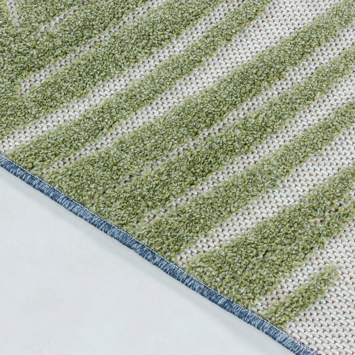 FLACHWEBETEPPICH 140/200 cm Bahama Grün  - Grün, Design, Textil (140/200cm) - Novel